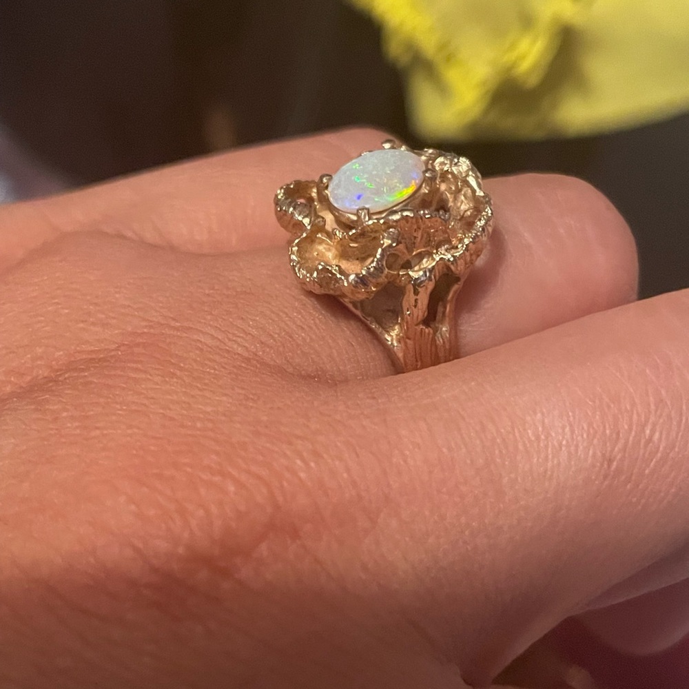 14k solid gold ring - Picture 3 of 8